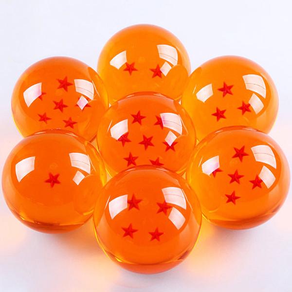 Anime DRAGON BALL 3.5CM dragon balls number 1 2 3 4 5 6 7 Stars Action Figures Crystal Acrylic Balls Collection Toys Gift