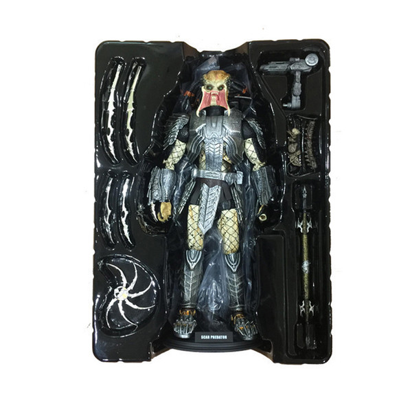 1/6 Scale The Predator Action Figure Scar Predator MMS190 PVC Hot Toys For Man Gift For Birthday Doll Anime Figure Model