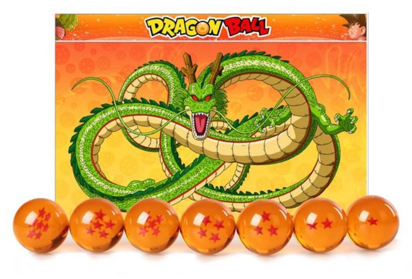 7.6CM(3.1inch) New In Box DragonBall 7 Stars Crystal Ball Set of 7 pcs Dragon Ball Z Balls Complete Fashion art and craft 1Set=7Piece