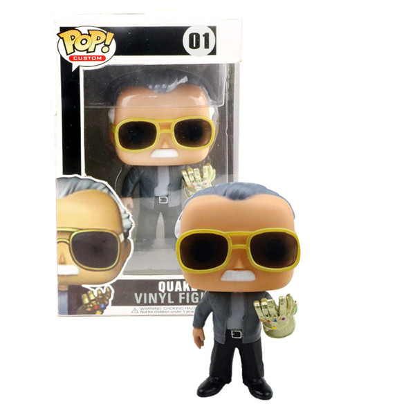 Funko POP NEW Style MARVEL Toys Stan Lee & QUAKE Vinyl Action Figures Collectible Model Toys for Children Birthday Gift