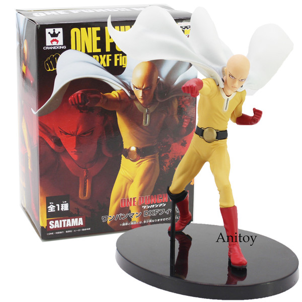 Anime One Punch Man DXF Saitama PVC Figure Collectible Model Toy 20cm