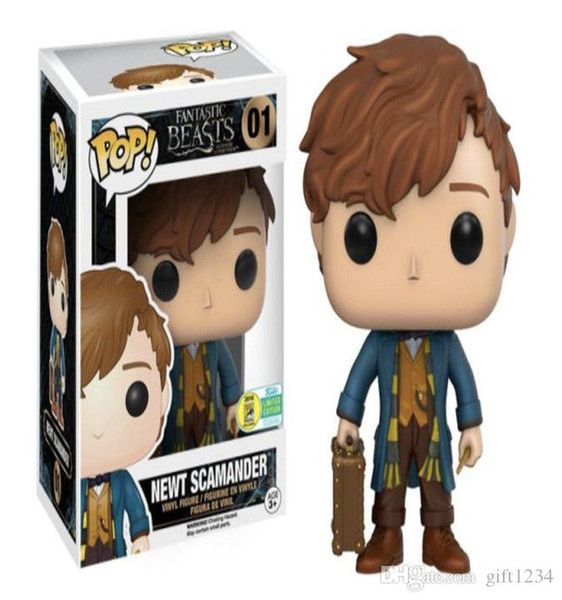 Best Funko Pop Fantastic Beasts Newt Scamander Vinyl Action Figure With Box #01 Gift Doll Toy 