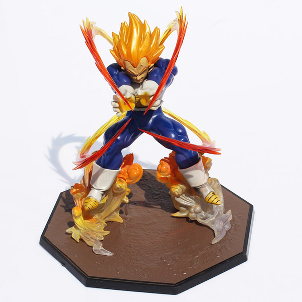 Anime Dragon Ball Z Super Saiya Vegeta Battle State Final Flash PVC Action Figure Collectible Model Toy 15CM