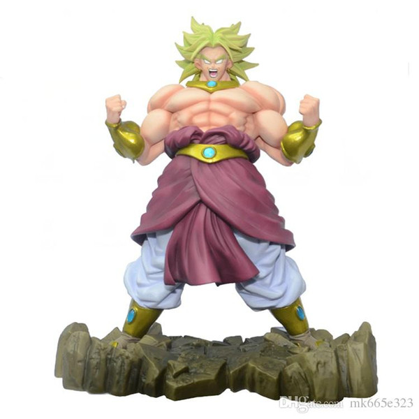 Dragon Ball Z Kai Broli Action Figure Super Saiyan Broly Doll PVC ACGN Figure Toy Brinquedos Anime 22.5CM