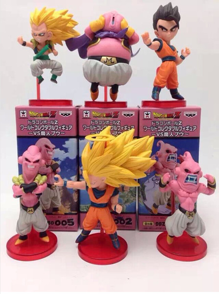 Dragon ball z Super Saiyan Goku Buu pvc Figure Toy 6pcs Set New In Box