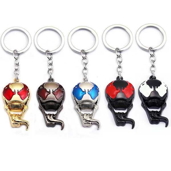 Venom metal key chain pendant deadly guardian key chain pendant