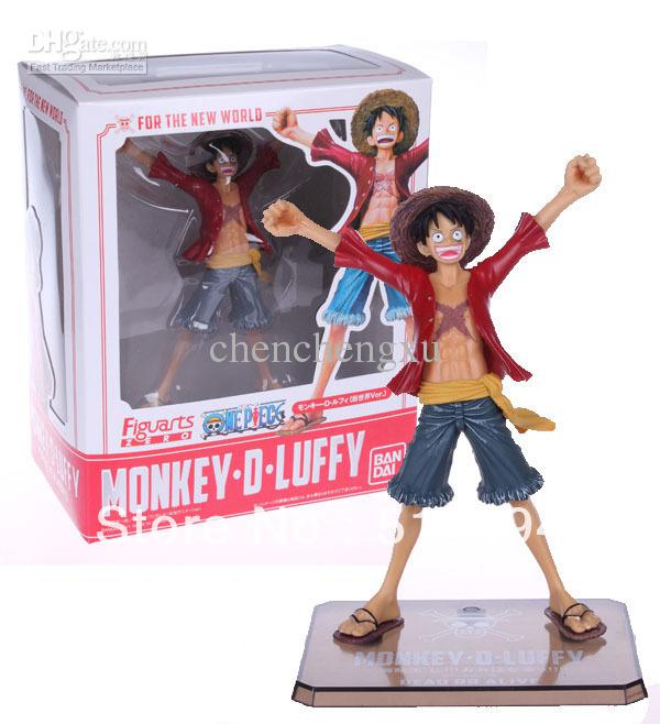 Japanese Anime Cartoon One Piece New World Luffy Action Figures PVC Tos Doll Model Collection superman