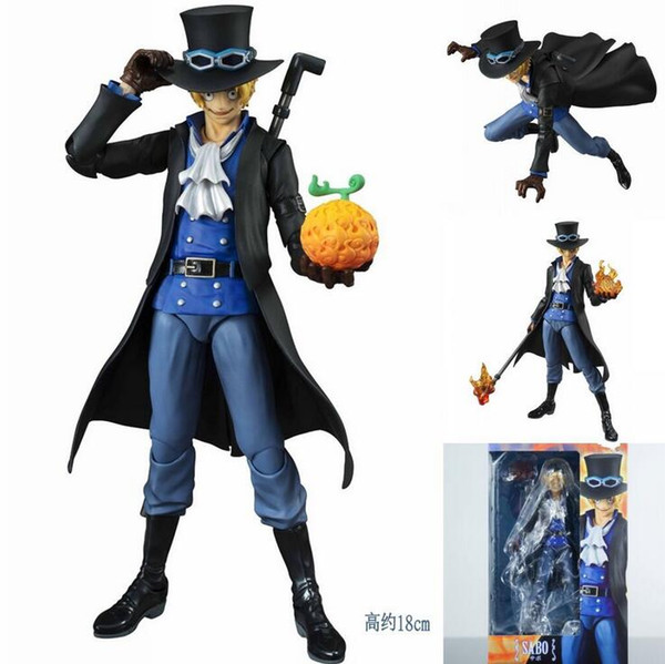 MegaHouse Variable Action Heroes One Piece Sabo Boxed PVC Action Figure Collectible Model Toy approx 18cm