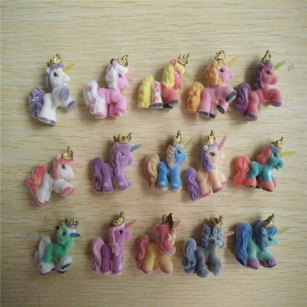 20PCS/LOT Hot Sale 3CM Mini Horse Toys Little Horse Animal Doll Toys For Kids