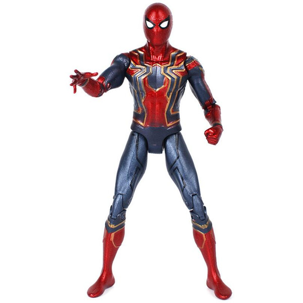 PVC Spiderman Action Figure Toys Hero Spider Man Figurine Model Anime Movie Collection Toys For Boys 17cm