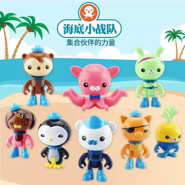 Children Toys The Octonauts Figure Dolls Buck Captain His Friends Gifts High Quality