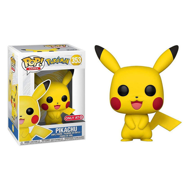 Best-selling Pikachu PVC dolls High quality Funko POP Pikachu toys cartoon animals toys Furnishing articles best Gifts