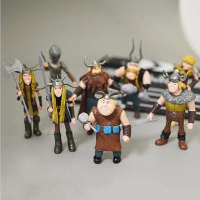 8pcs/set How To Train Your Dragon Plastic Doll Toys 10-13cm Cartoon Game Action Figures Novelty Items CCA11352 6set kids toys