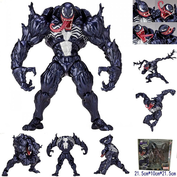 Superhero Venom Plastic Doll kids toys Avengers Cartoon game spiderman venom Figure Toy Series No.003 B