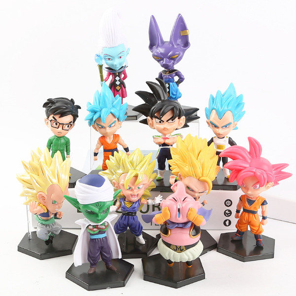 10-14cm Anime Dragon Ball Z Super Saiyan Son Gohan Action Figures Master Stars Piece Dragonball Figurine Collectible Model kids toys