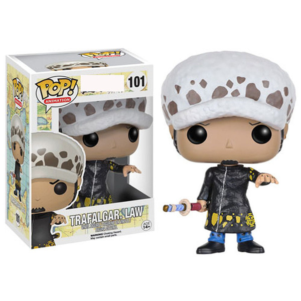 4 styles Funko POP Anime: One Piece trafalgar law Vinyl Action Figure With Box #100 Popular Toy Gify gift