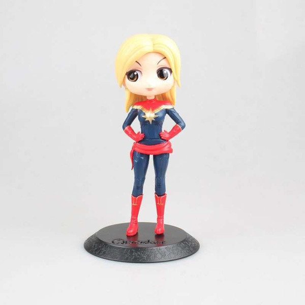 Funko pop Action Figures Marvel Big Eye Doll Series Black Widow / Surprise Captain Marvel Hand Model Mengniang Standard and Doll Machine