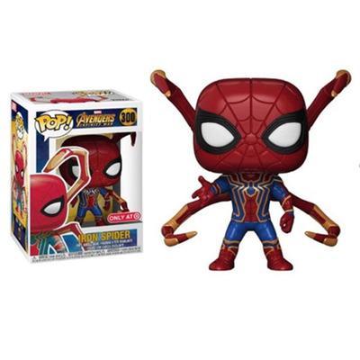 Funko Pop Avengers 3 Spider Man 300# Vinyl Action & Toy Figures Collectible Model Toy for Children