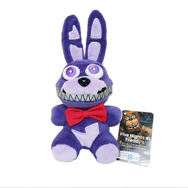 New Arrival 18cm Five Nights At Freddy's 4 FNAF Nightmare Bonnie Rabbit Plush Toys Soft Stuffed Animals Toys Doll for Kids Gifts