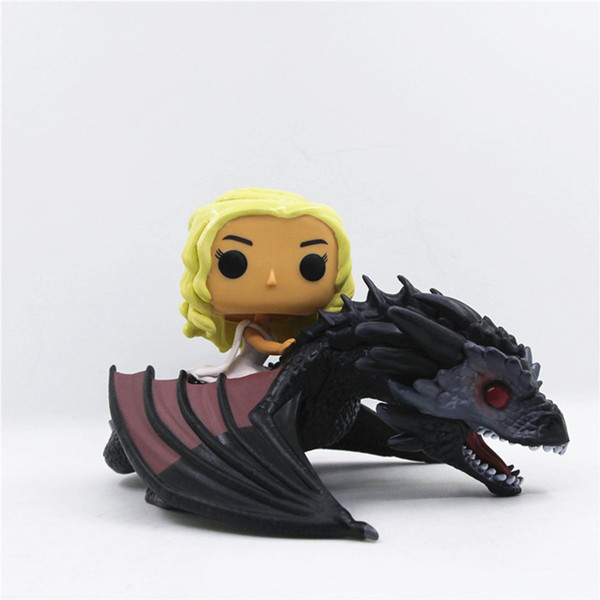 2018 Funko POP Rides Game of Thrones Dragon & Daenerys Action Figures Toys DDF