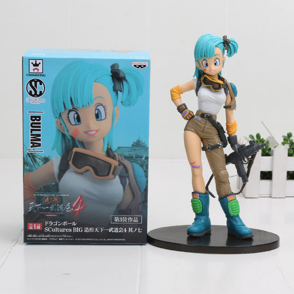 20cm Dragon ball z Figure Bulma Scultures BIG Zoukei Tenkaichi Budoukai 4 PVC Action Figure Toy