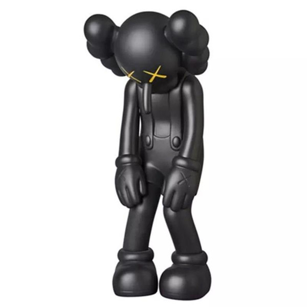 Hot design modern art 28CM KAWS smlll lie companion toy custom vinyl pvc Graffiti art toy kaws figure statue gift for kids&friends