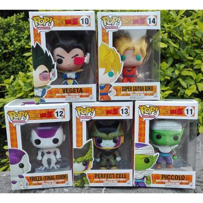 FUNKO POP 10cm Anime Dragon Ball Z POP Super Saiyan Goku VEGETA Action Figure PVC Collection Model Doll