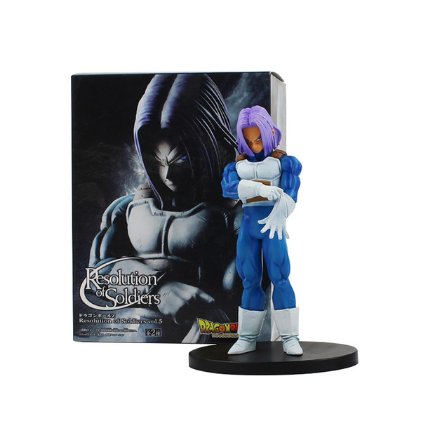 17cm Trunks Figure Resolution of Soldiers vol.5 Figurine Dragon Ball Z Model Toy for Collection