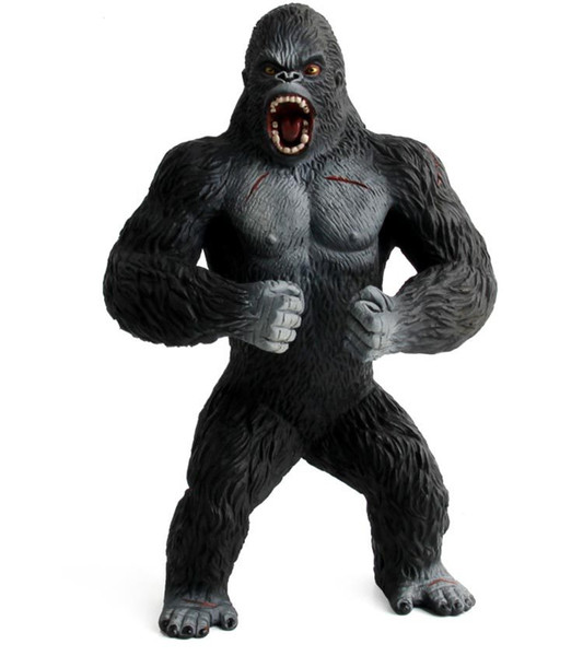 Big Size 7.48 inches Collection King Kong Animal Action Figure Model for Collections Model Toy For Kid Gift WJ157 Drop Shipping