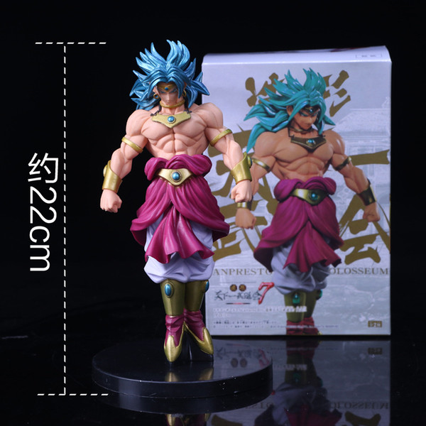 Dragon Ball Z Broli Broly Super Saiyan Anime Figures Christmas Gifts Toys Birthdays Gifts Doll New Arrvial Hot Sale PVC Free Shipping