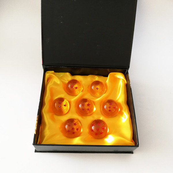 New Crystal DragonBall In Box Dragon Ball Z Balls Complete Action Figure Toy For Best Gifts (7pcs/Lot - Size : 3.5cm ) DR1