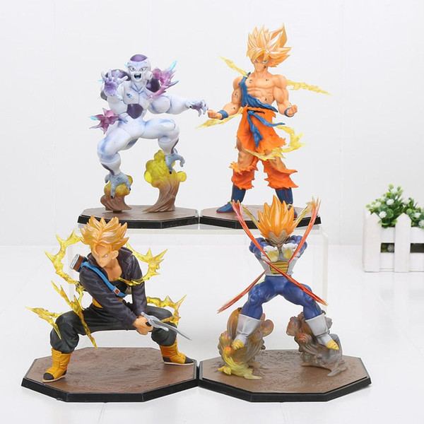 Anime Dragon Ball Z Action Figures Super Saiyan Vegeta Battle Ver. 15CM Doll Collectible Figurine