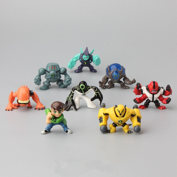 Ben 10 PVC Figure Toy Ben10 Action Toy Figures Gift For Children Birthday Present 8pcs/lot