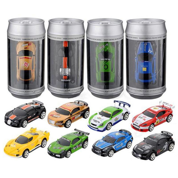 Kids Creative Toys Coke Can Remote Control Mini Speed RC Micro Racing Car Children Vehicles Party Gift For Kids Boys Radio Control Vehicles