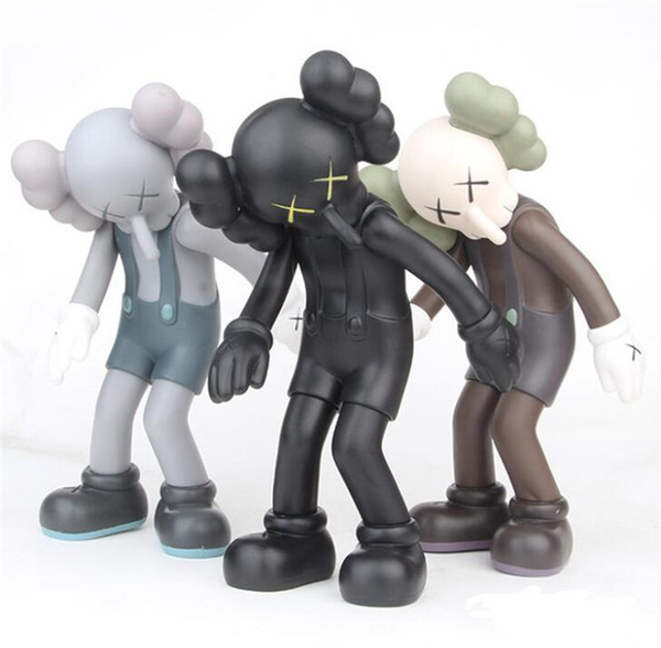 28CM kaws smlll lie Plastic Doll toys 2019 New kids Kaws BBF Cartoon Animee Gift Figure Toy 3 Style