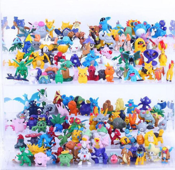 Christmas baby toy gift set anime Pocket Monster Toys platic Action Figures dolls movies monster toy furnishing articles toys