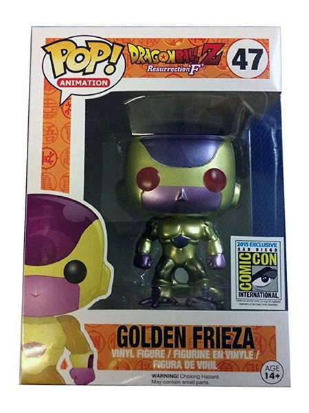 Funko Pop Japanese Anime Dragon Ball GOLDEN FRIEZA RED EYE Limited 47# Vinyl Action Figure Collection Toys for Children Christmas Gift