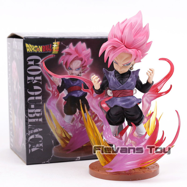 wholesale Ball SUPER Super Saiyan Rose Goku Black PVC Figure Collectible Model Toy