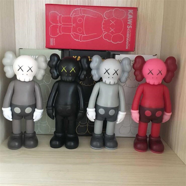 20cm kaws toys 9 colors action figures kids Kaws BBF Cartoon PVC Doll toys with color box Kids Toys SS185