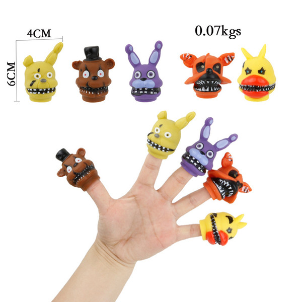 Newest Toy Five Nights At Freddy's Finger Puppets Finger Animals Toys Cute Cartoon Children's Toy