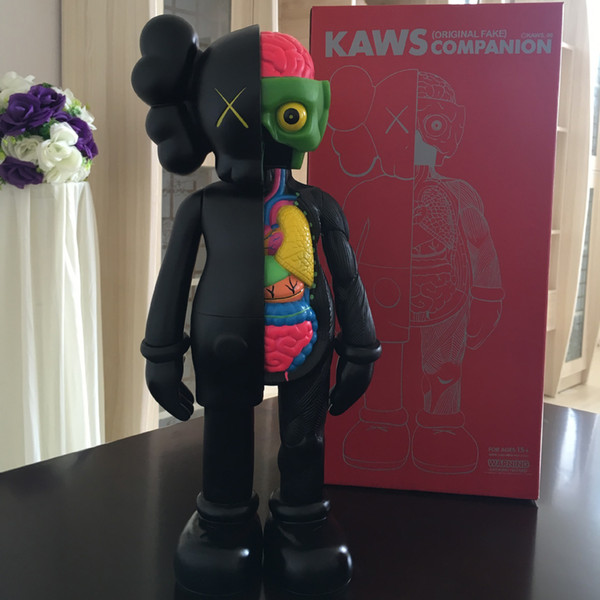 8 Model BFF KAWS Half Dissected Companion 14.6inch Action Figures Toy OriginalFake 37cm Art Toys For Kids