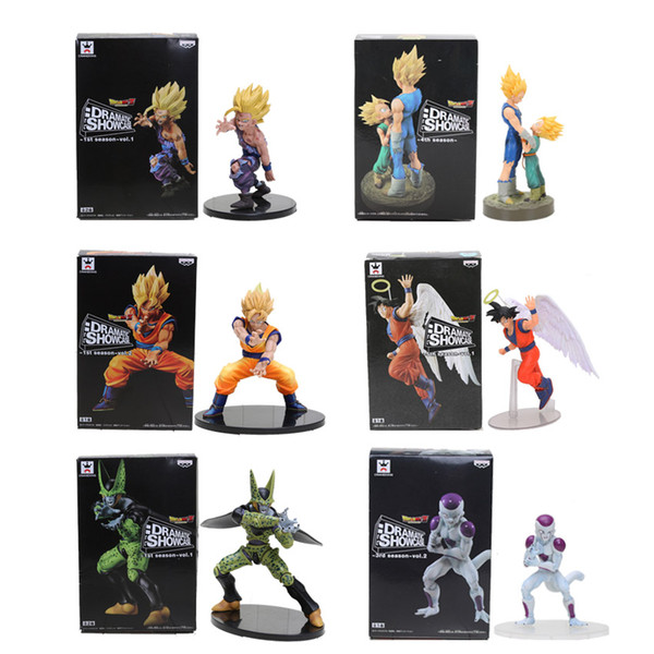 New Banpresto Dramatic Showcase Dragon Ball Z Kai Goku Gohan and Cell PVC Action Figure Model 12cm-17cm