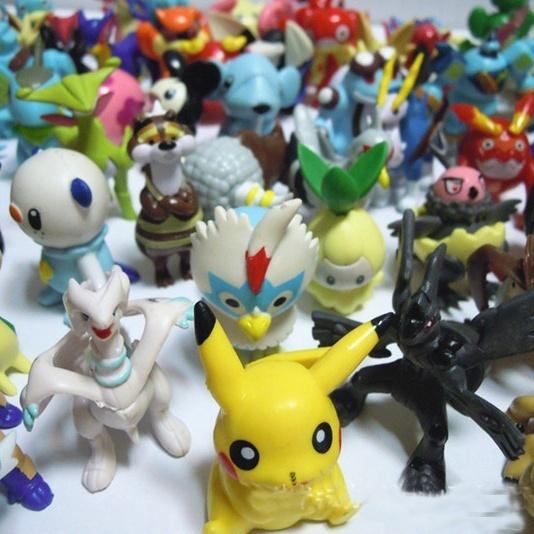 Pikachu High Quality Tiny 12pcs/lot - Model Toys Figures PVC Action Toy Animal Model J7a4 (Size: 12Pcs, Color: Multicolor)