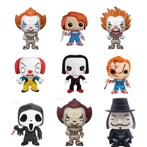 Funko Pop Horror Movies :Stephen King 'S It -Pennywise The Clown Vinyl Figure Decorative Model Toy Cheap Price free ship