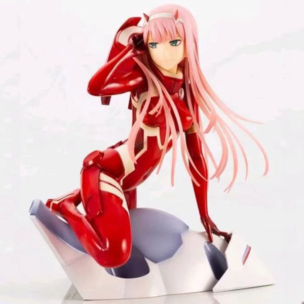 16cm Darling In The Franxx Figure Zero Two 02 Red Clothes Sexy Girls Anime Pvc Action Figures Toys Anime Figure Toys For Gifts