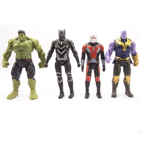 New Avengers 4 Avengers Endgame Action Figures toys Marvel Thanos Iron Man Captain Marvel Hulk Captain America model doll kids toys 6pcs