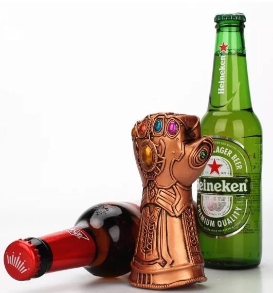 Creative Multipurpose Infinity Thanos Gauntlet Glove Beer Bottle Opener Fashionable Useful Soda Glass Cap Remover Tool Household