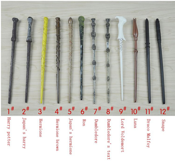 34 Styles Harry Potter Wands Magic Props Hogwarts Harry Potter Series Magic Wands Harry Potter Magical Wands With Gift Box