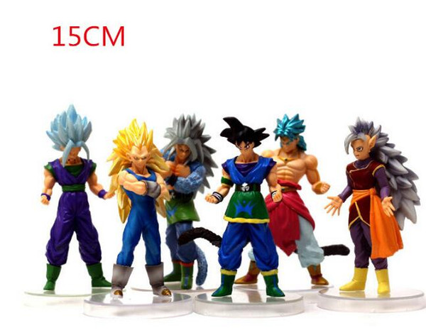 2018 wholesale Hot Dragon Ball Z GT Action Figures DBZ Anime Vegeta Kid Toy Crazy Party 10CM Cell/Freeza/Goku PVC Dragonball