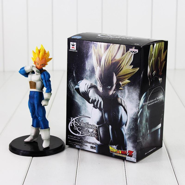 20cm Dragon Ball Z Resolution of Soldiers ROS Vegeta PVC Figure Collectible Model Toy